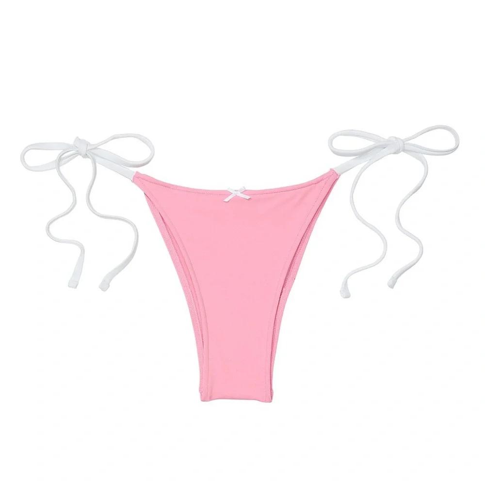 Frankie’s Bikinis X PINK string Bikini Bottom
